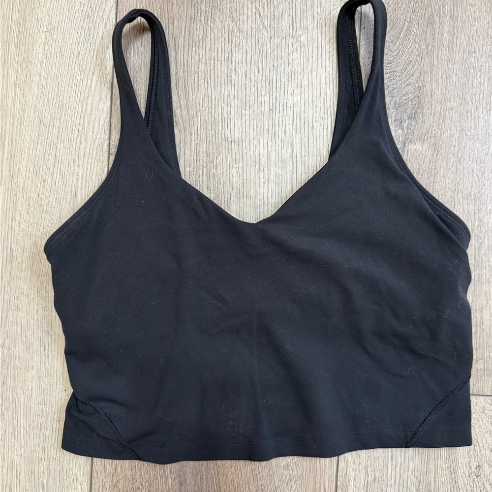 Lululemon Athletica Black Cropped Tank